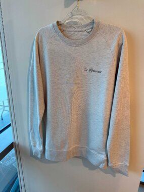 Le Botaniste Food & Wine Bar Plant-Based Organic Crewneck Sweatshirt Size XS